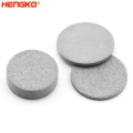 Hengko SS 316/316L Sinterd Disc Filter mit Edelstahlpulver Sinter für Industrie oder Hauswasserbehandlung